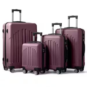 Karl Home 4-Piece Nested Hardside Luggage Set: $85 Karl Home 4-Piece Nested Hardside Luggage Set: $85