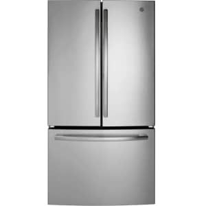 GE 27-cu. ft. 3-Door French Door Refrigerator w/ Ice Maker & Water Dispenser: $1,399