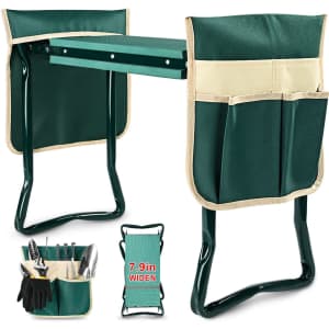 Garden Kneeler and Seat w/ Pouches: $40