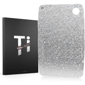 FineYorker 12" x 8" Titanium Antibacterial Cutting Board: $19.99