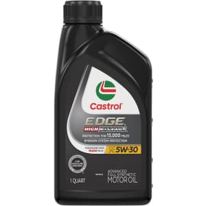 Castrol Edge High Mileage 5W-30 Advanced Full Synthetic Motor Oil 1-Quart Bottle: $8.48 Castrol Edge High Mileage 5W-30 Advanced Full Synthetic Motor Oil 1-Quart Bottle: $8.48