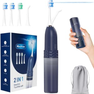 Marchpower 2-in-1 Electric Toothbrush with Water Flosser: $37.79