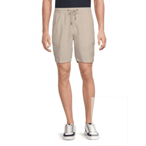 Saks Fifth Avenue Men's Linen-Blend Cargo Drawstring Shorts: $20