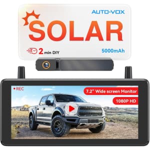 Auto-Vox 7.2" Solar Wireless Backup Camera: $109 w/ Prime
