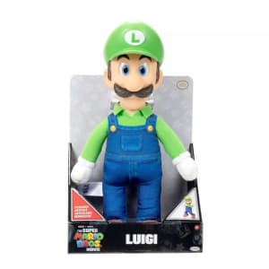 Nintendo The Super Mario Bros. Movie Luigi Poseable Plush: $8.99