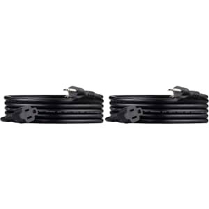 Amazon Basics 10-Foot Extension Cord 2-Pack: $10