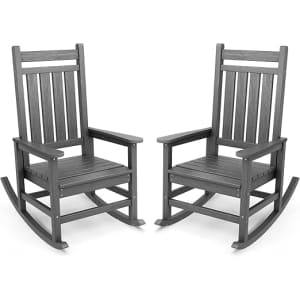 Serwall Outdoor Rocking Chair 2-Pack: $186.99