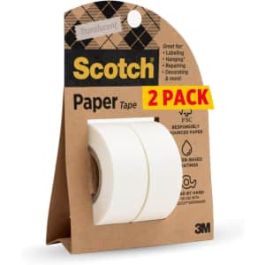 Scotch Paper Tape 2-Pack: $2.99