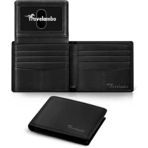 Men's RFID Blocking Bifold Wallet: $5.99