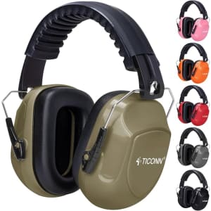 Ticonn 26dB Noise Reduction Ear Muffs: $8.99