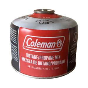 Coleman Butane/Propane Mix 7.75-oz. Fuel: $6