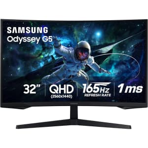 Samsung 32" 1440p HDR 165Hz FreeSync Curved LED Monitor: $200