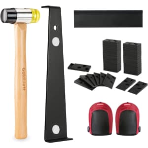 Goldblatt Laminate Wood Flooring Tools Installation Kit with 100 Spacers: $12.28