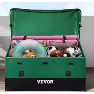 Vevor Waterproof 150-Gallon Patio Storage Box: $49