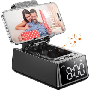 Cell Phone Stand Bluetooth Wireless Speaker: $20 w/ Prime Cell Phone Stand Bluetooth Wireless Speaker: $20 w/ Prime