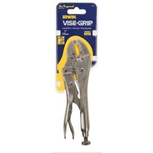 Irwin 7" Original Curved Jaw Locking Plier: $9 Irwin 7" Original Curved Jaw Locking Plier: $9