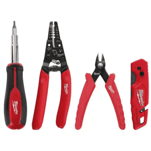 Milwaukee Electrician's 4-Piece Hand Tool Kit: $25