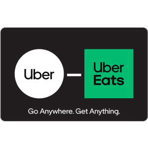 Uber & Uber Eats $100 Gift Card: $90 Uber & Uber Eats $100 Gift Card: $90