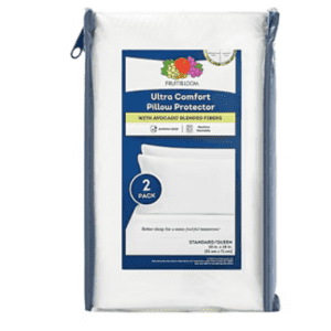 Fruit of the Loom Ultra Comfort Standard/Queen Pillow Protector 2-Pack: $8.39 Fruit of the Loom Ultra Comfort Standard/Queen Pillow Protector 2-Pack: $8.39