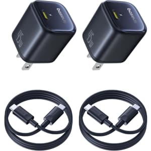 Baseus 45W USB-C Charger 2-Pack: $17.99
