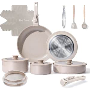 Chef Power Ceramic Nonstick Cookware 19-Piece Set: $60