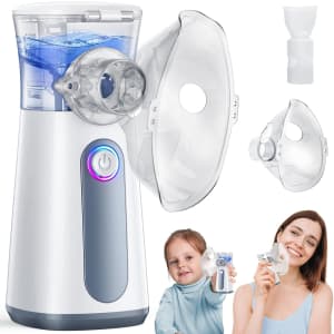 Portable Handheld Mesh Nebulizer for Adults & Kids: $33.99