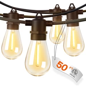 50-Foot LED Outdoor String Lights: $20 50-Foot LED Outdoor String Lights: $20
