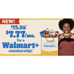 Walmart+ Membership: $7.77/mo. with Royal Perks Walmart+ Membership: $7.77/mo. with Royal Perks