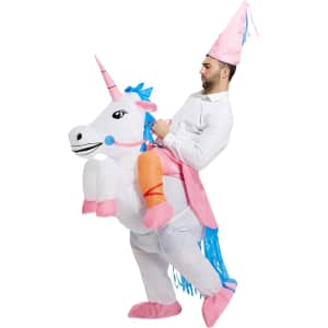 Inflatable Unicorn Costume Blow-up Costume: $25