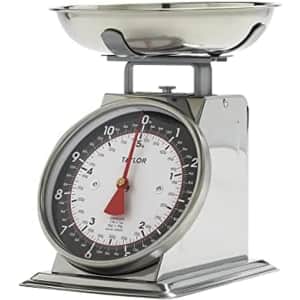 Taylor Mechanical Kitchen Food Scale with Bowl: $18