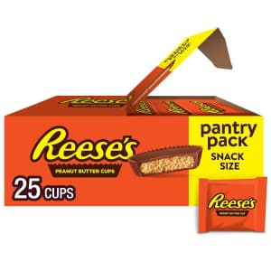 Reese's Milk Chocolate Snack Size Peanut Butter Cups 25-Pack: $5.69 via Sub & Save