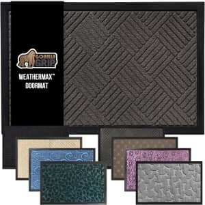 Gorilla Grip Waterproof WeatherMax Doormat 17x29: From $15 Gorilla Grip Waterproof WeatherMax Doormat 17x29: From $15