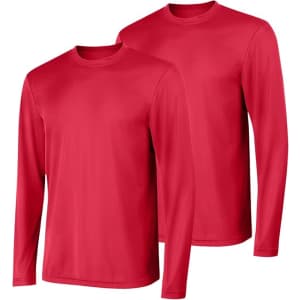 Hanes Sport Men's Cool Dri Moisture-Wicking T-Shirt 2-Pack: $10