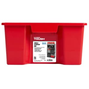 Hyper Tough Stacking Storage Bin: $8