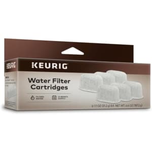 Keurig Water Filter Refill Cartridges 6-Count: $16