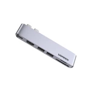 Ugreen 6-in-1 USB-C Hub Adapter for MacBook Pro and MacBook Air: $16.99