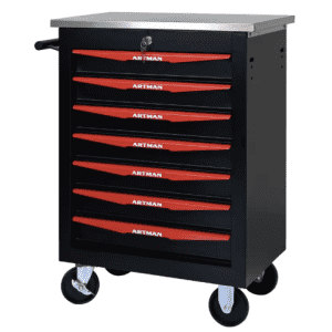 7-Drawer Heavy-Duty Steel Rolling Tool Box: $123