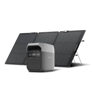 EF ECOFLOW Solar Generator Delta 3 with 160W Solar Panel: $688