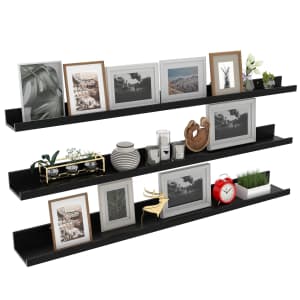 Giftgarden 47" Floating Shelves 3-Pack: $29.99