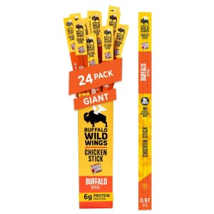 Slim Jim Buffalo Wild Wings Giant Chicken Stick 24-Pack: $16 via Sub & Save