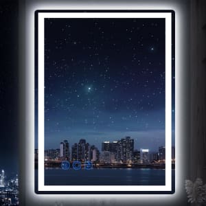 GoZoom 24" x 36" Wall-Mounted LED Bathroom Mirror: $68.79 GoZoom 24" x 36" Wall-Mounted LED Bathroom Mirror: $68.79
