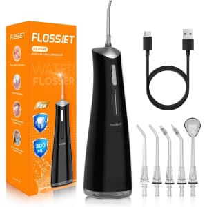 FlossJet Water Dental Flosser Cordless Oral Irrigator: $14.24