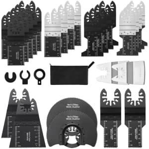 Vevor High-Carbon Steel Oscillating Tool Blade 30-Pack: $16.99