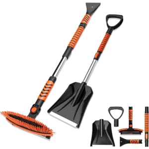 42" Extendable Snow Brush with Ice Scraper: $20