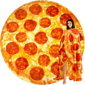 71" Pizza Blanket: $19 71" Pizza Blanket: $19