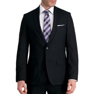 Haggar Men's Smart Wash Slim-Fit Suit Jacket: $60