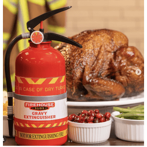 Firehouse Subs Gravy Extinguisher: $20