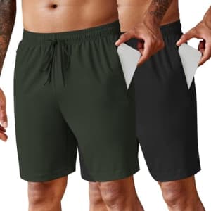 Coofandy Men's 7" Athletic Shorts 3-Pack: From $12.49