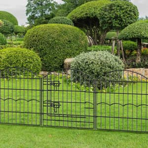 Decorative Garden Fence 6 Panels 12ft x 24in: $38.99