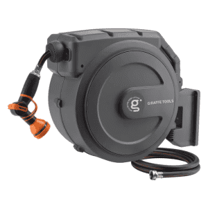 Giraffe Tools 5/8" x 90-Foot Wall Mounted Garden Hose Reel: $89.78 Giraffe Tools 5/8" x 90-Foot Wall Mounted Garden Hose Reel: $89.78